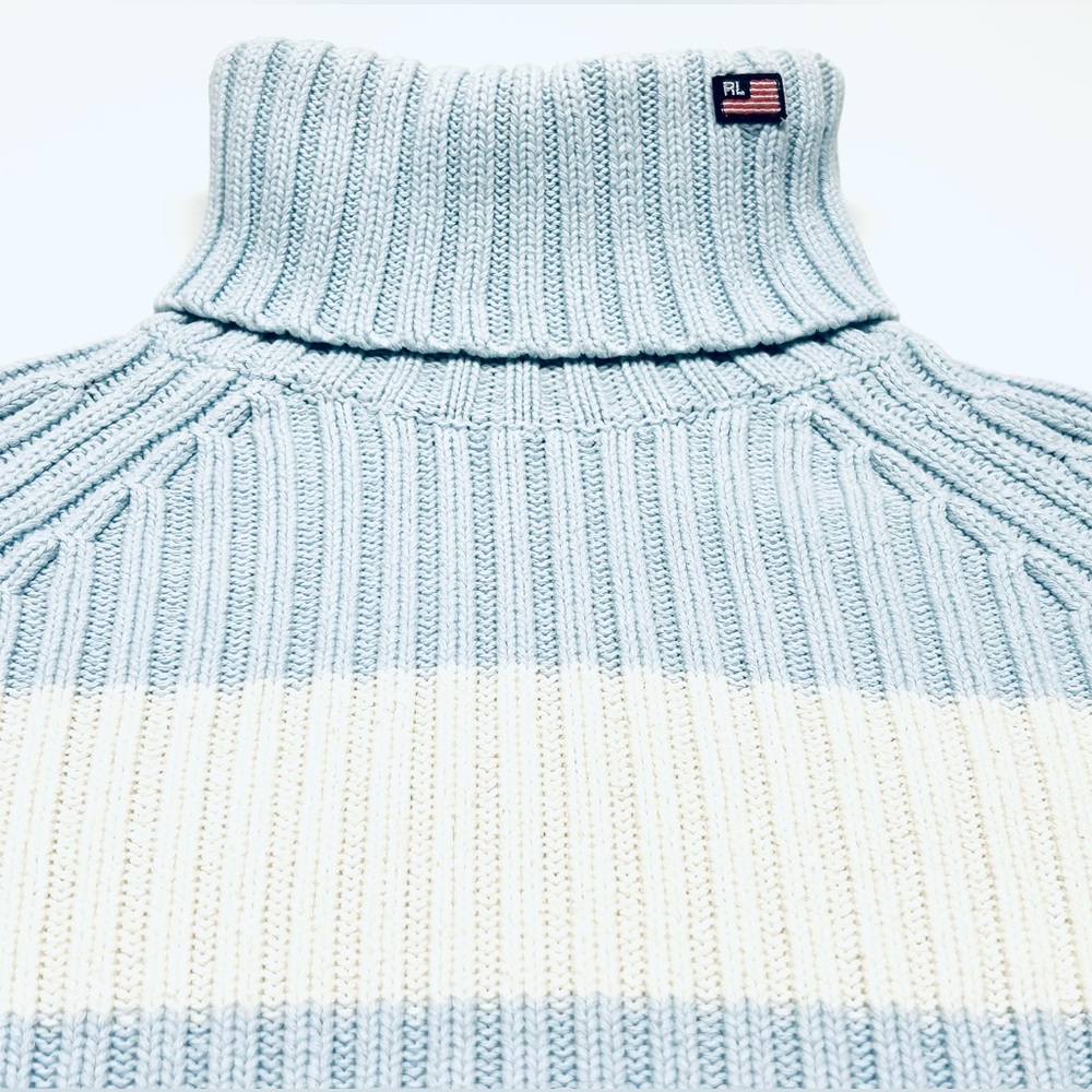 VTG Polo Jeans Co by Ralph Lauren Ribbed Knit Turtleneck Sweater Small